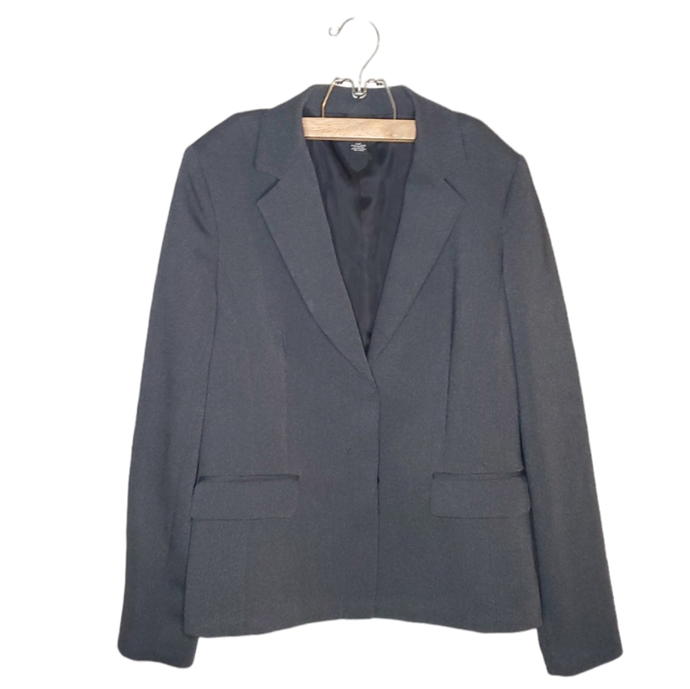 ALFANI PETITE Women's Black Blazer